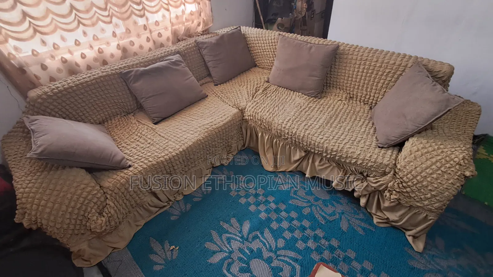 L Shap Used Sofa