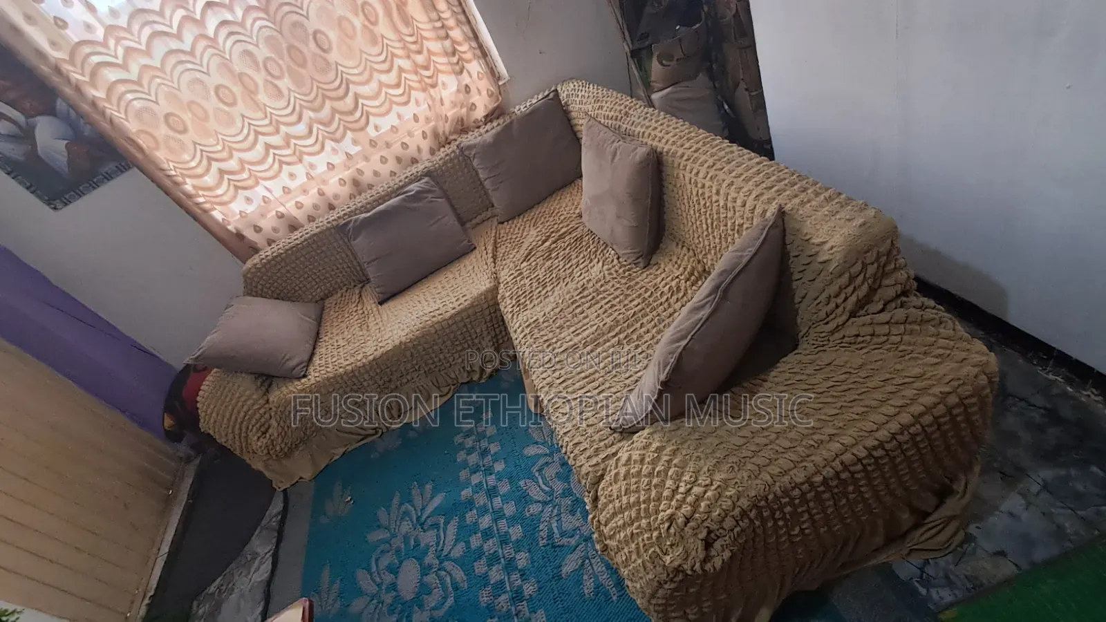L Shap Used Sofa