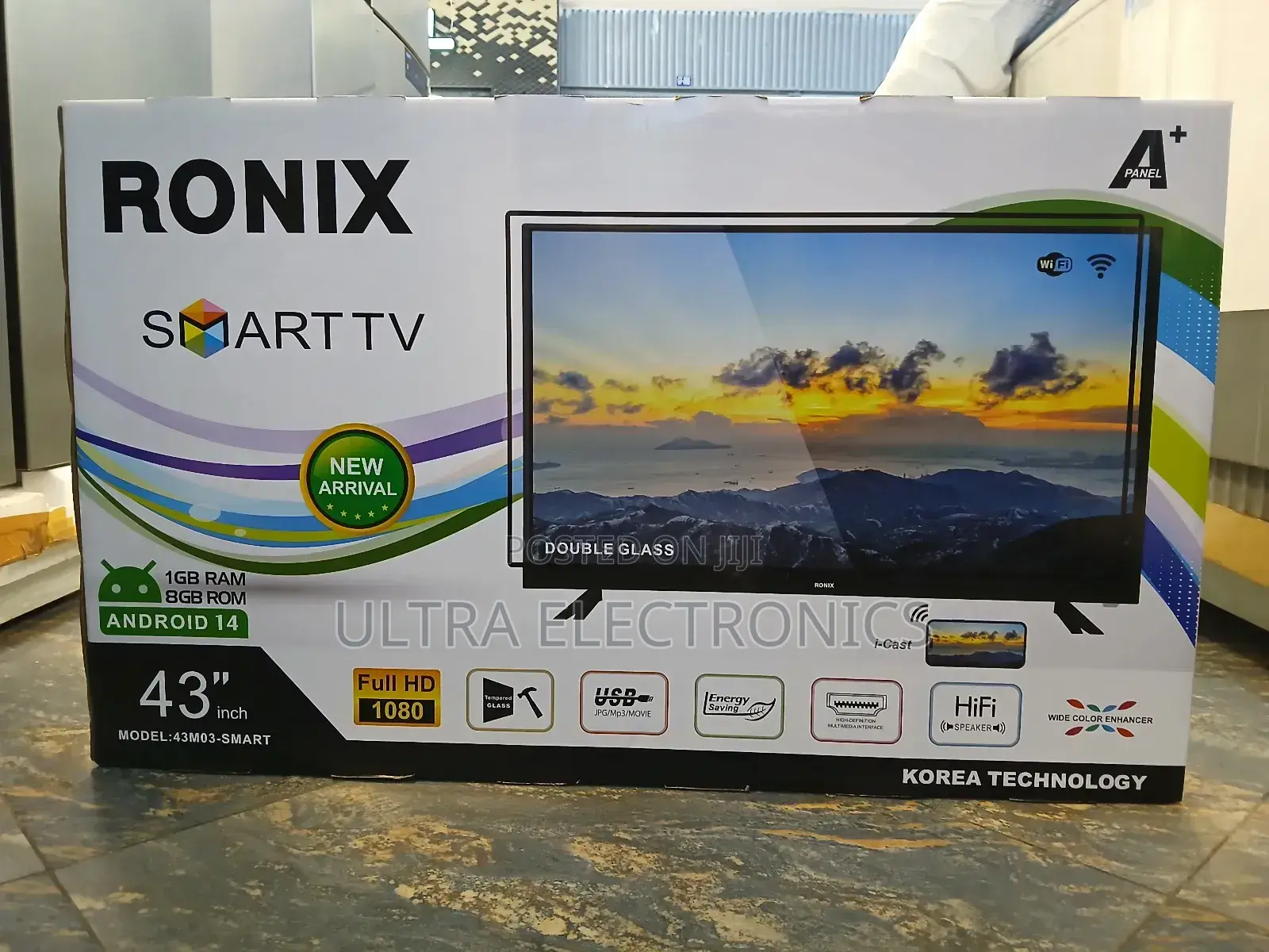Ronix 43m03-Smart Television Set. Key Specifications and Features