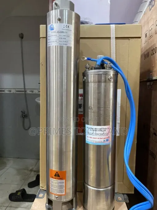 Submersible Deep Well Pump 1.5hp Stainless Steel Borehole