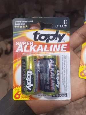 Toply Super Alkaline C Batteries (Model Lr14, 1.5v).