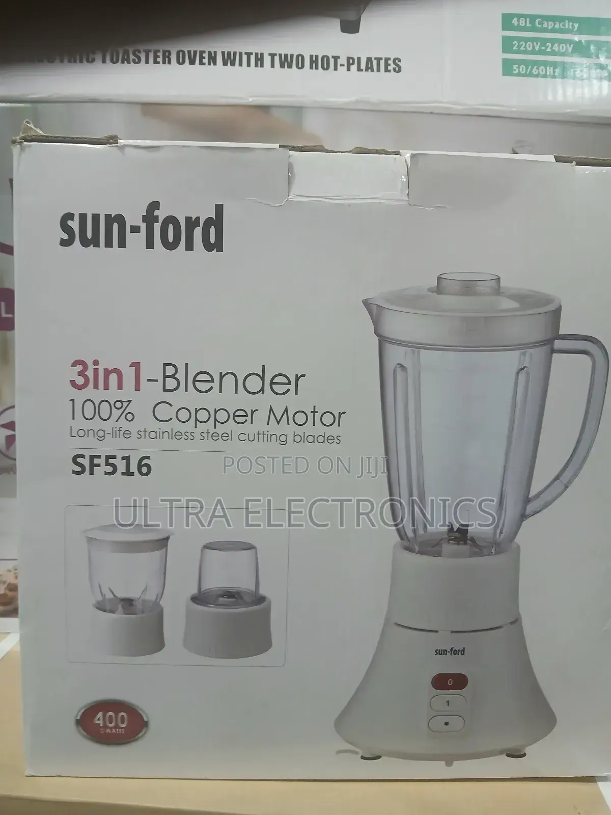 Sun-Ford 3-in-1 Blender (Model Sf516). Power: Features