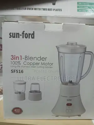 Sun-Ford 3-in-1 Blender (Model Sf516). Power: Features