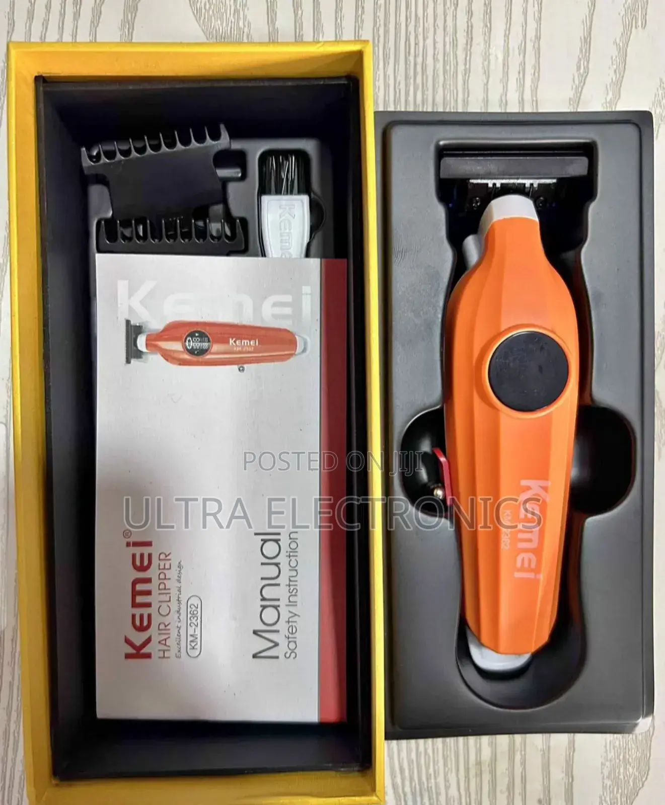 Kemei Km-2362 Professional Electric Hair Trimmer. Model: Kemei