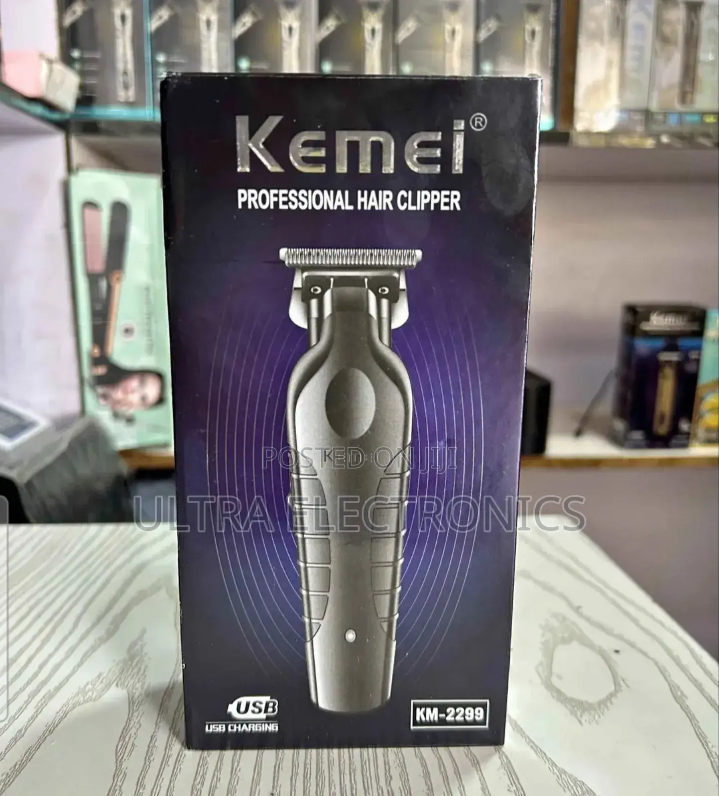 Kemei Km-2299 Professional Hair Clipper, a Cordless Electric Barber