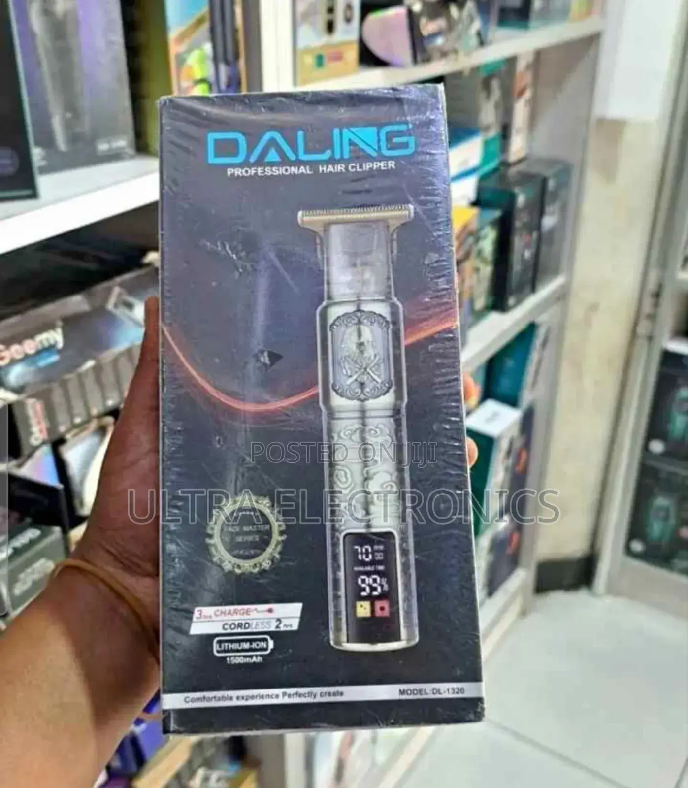 Daling Professional Hair Clipper (Model Dl-1320), a Cordless Grooming