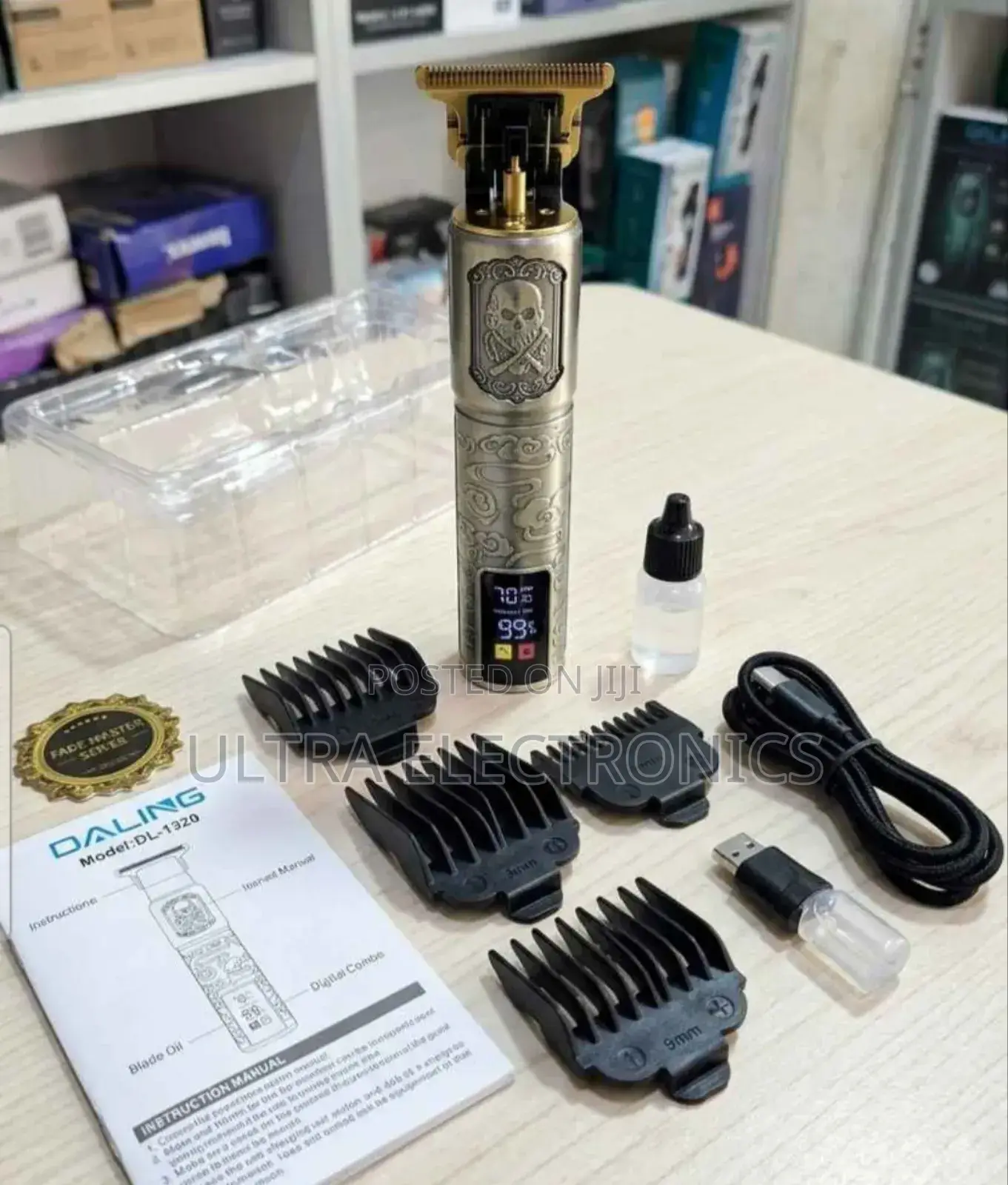 Daling Professional Hair Clipper (Model Dl-1320), a Cordless Grooming