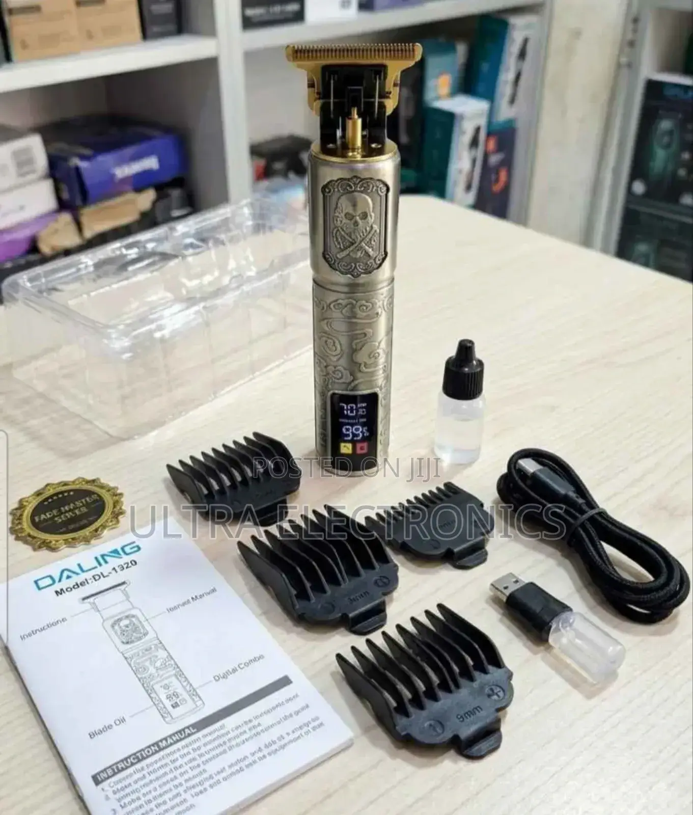 Daling Professional Hair Clipper (Model Dl-1320), a Cordless Grooming
