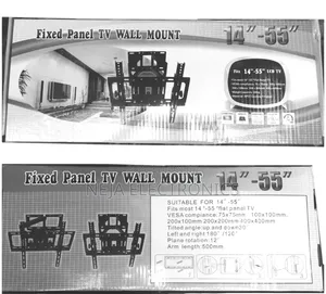 Wall Mount Fixed Panel Tv 14-55.In Delivery