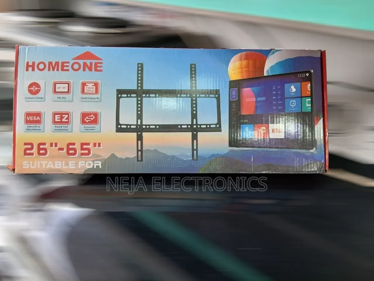 Tv Wall Mounted 65in Fixed Panel For In Delivery