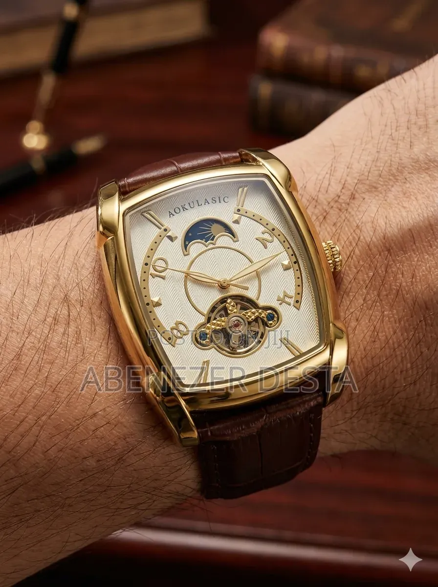 An Aokulasic Brand Automatic Mechanical Wristwatch