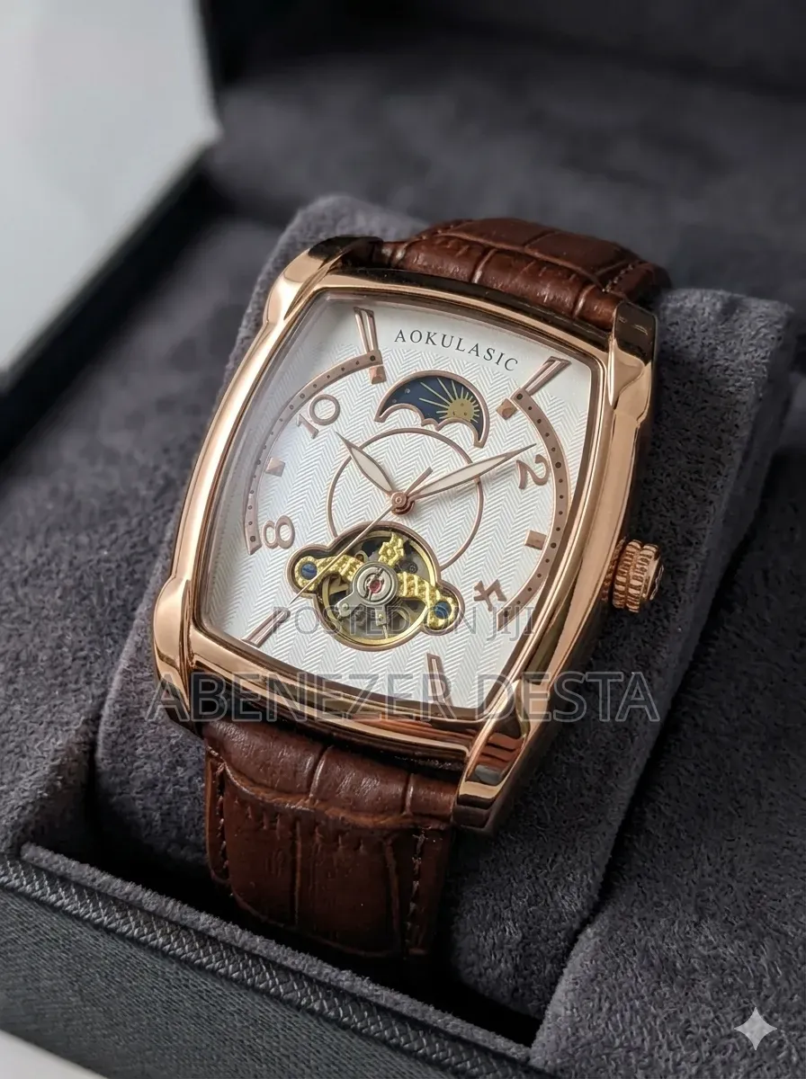 Aokulasic Automatic Mechanical Skeleton Watch, Often Described