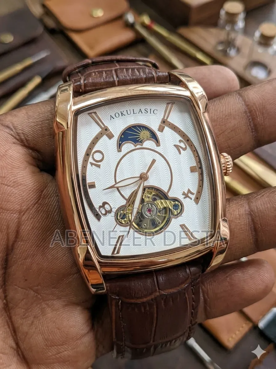 Aokulasic Automatic Mechanical Skeleton Watch, Often Described