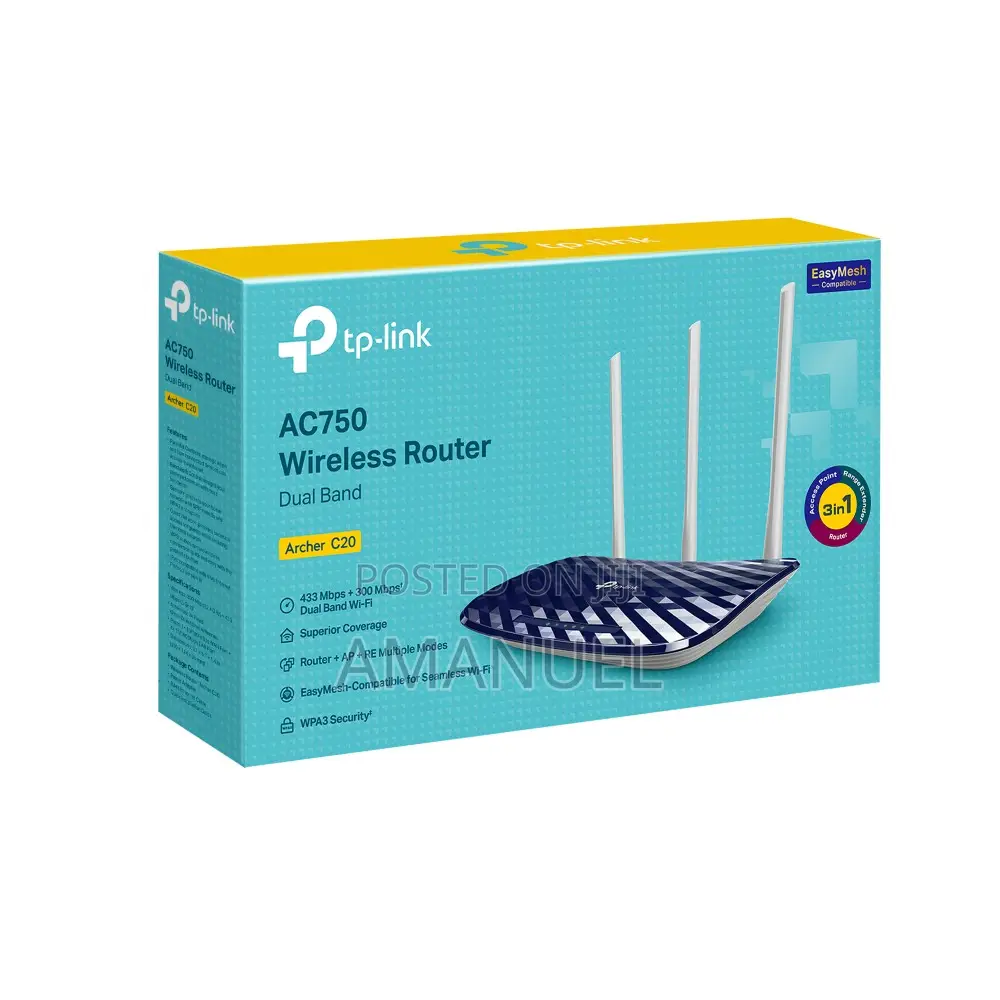 Tplink C20(Ac750) Wifi Router