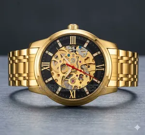 Gold-Tone Product Is the Skmei 9222gdbk Automatic Mechanical Watch