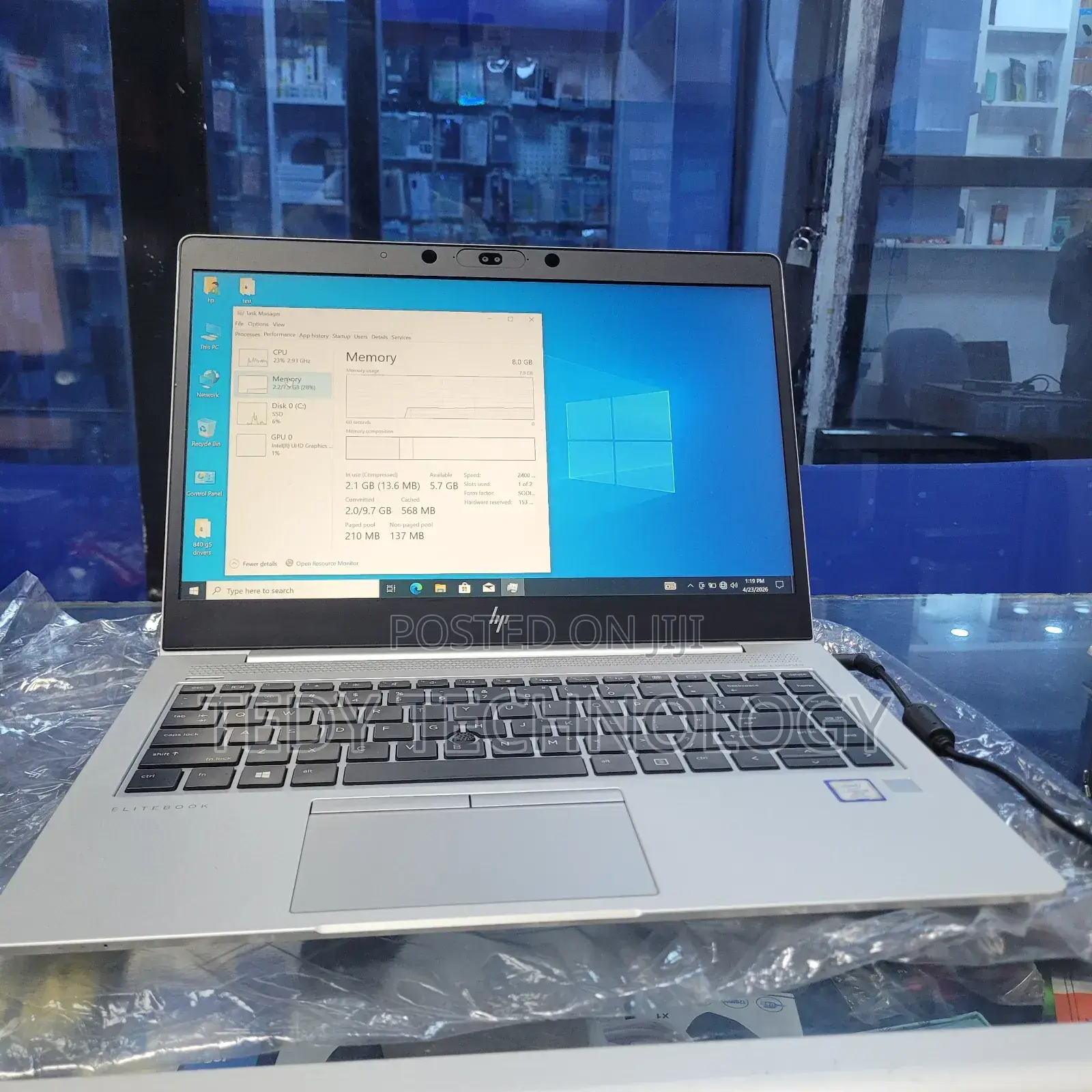 New Laptop HP EliteBook 840 G5 8GB Intel Core i5 SSD 512GB