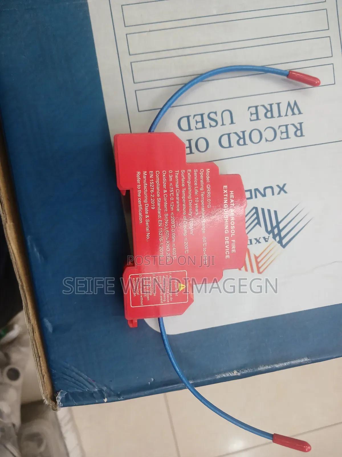 Hot Aeorosot Fire Extigushing Device
