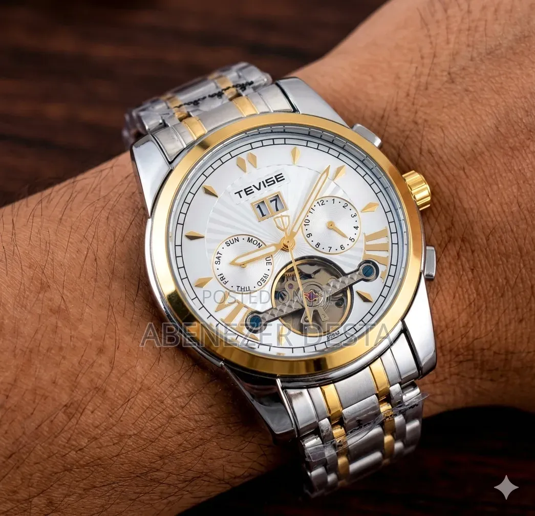 Tevise Automatic Mechanical Luxury Watch, Specifically Appearing