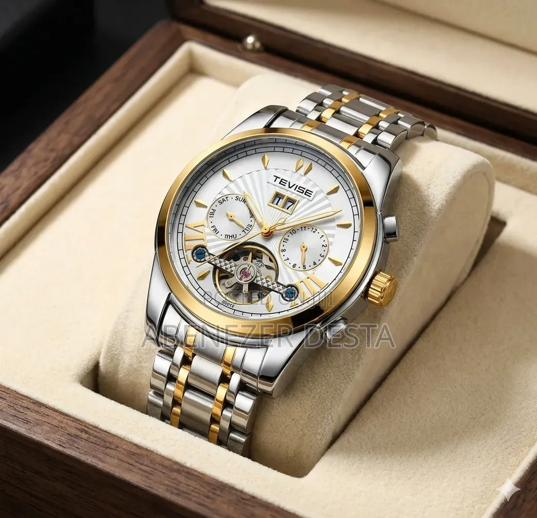 Tevise Automatic Mechanical Luxury Watch, Specifically Appearing