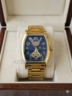 Aokulasic Men's Hollow Automatic Mechanical Watch Featuring a Tonneau
