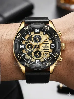 Naviforce Nf8043 Is a Men's Quartz Chronograph Wristwatch