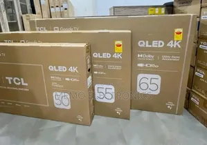 ◆Tcl 55" Qled ➜Free Delivery ➜10_years Warranty ከነፃ ትራንስፓርትርት ጋር !