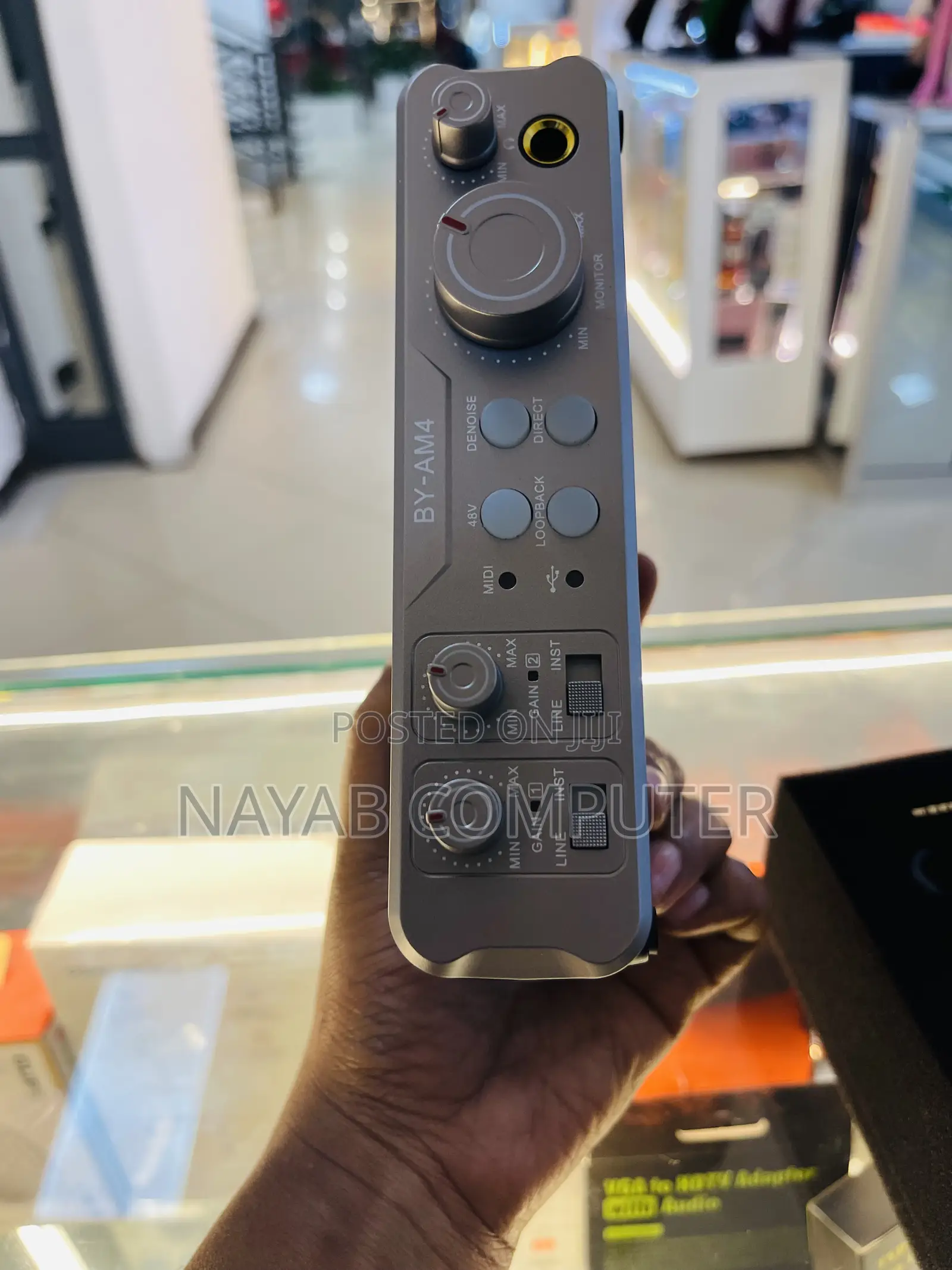 Boya Dual Channel Interface by-Am4 Audio Mixer