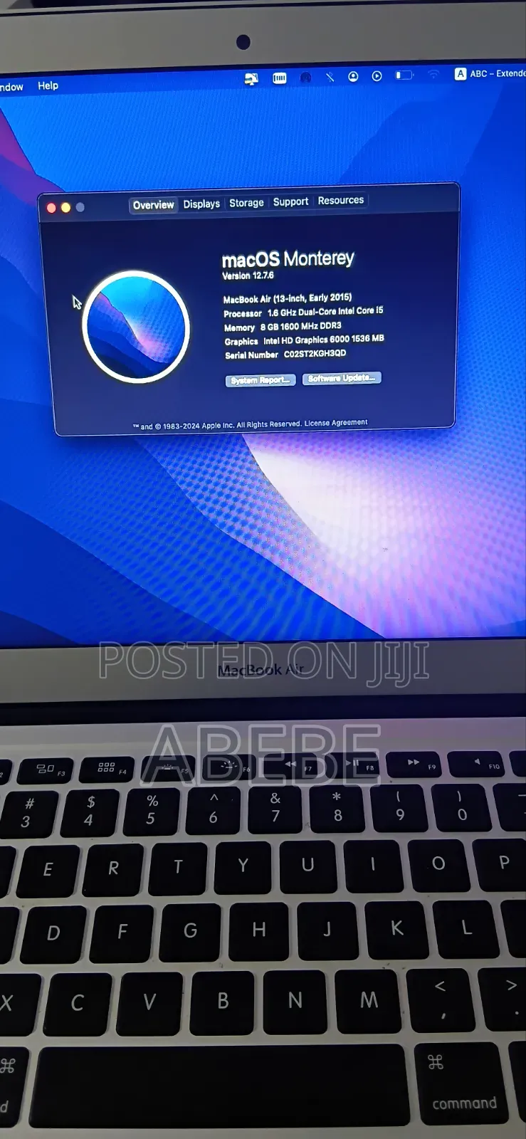 Laptop Apple MacBook 2015 8GB Intel Core i5 SSD 128GB