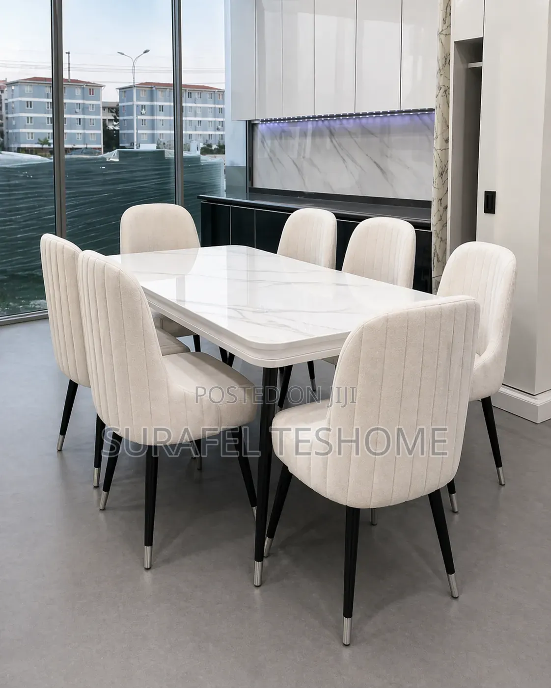 Exclusive Dining Tables | ዳይኒንግ ቴብሎች | With 6_4 Chairs