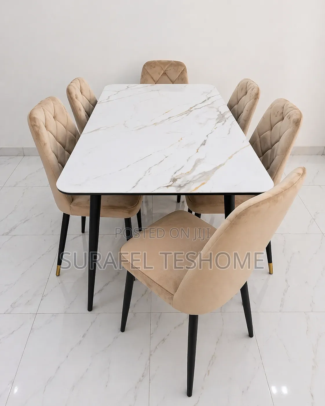 Exclusive Dining Tables | ዳይኒንግ ቴብሎች | With 6_4 Chairs