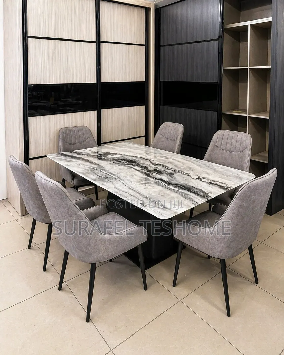 Exclusive Dining Tables | ዳይኒንግ ቴብሎች | With 6_4 Chairs