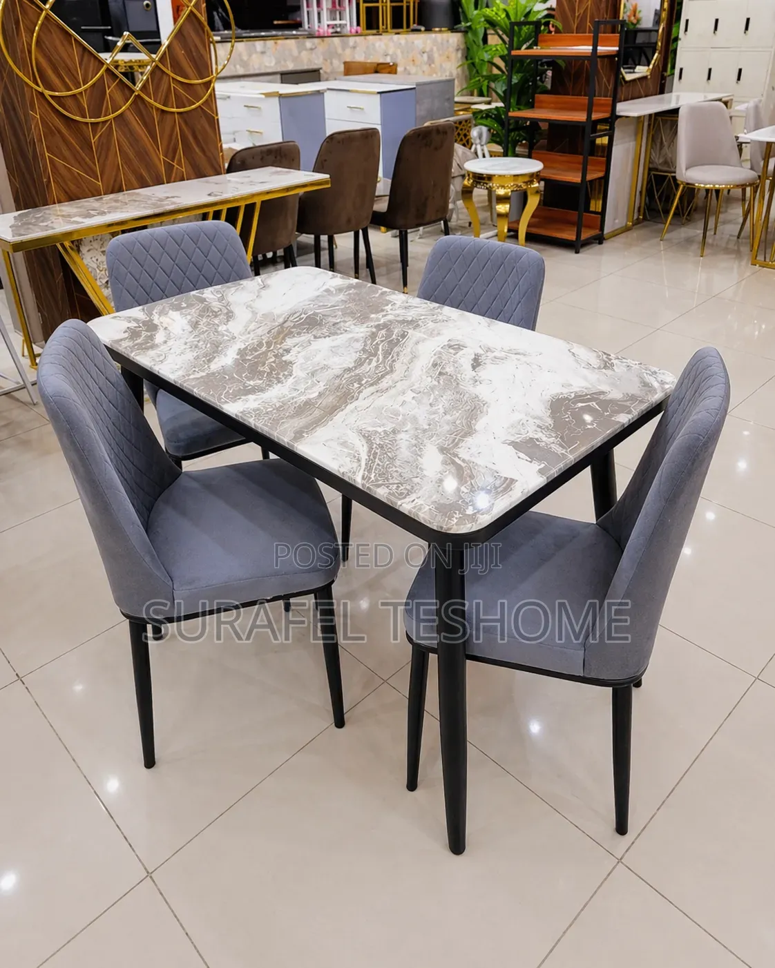 Exclusive Dining Tables | ዳይኒንግ ቴብሎች | With 6_4 Chairs