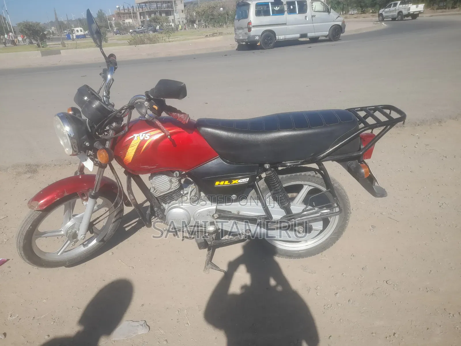 TVS XL 100 2025 Red