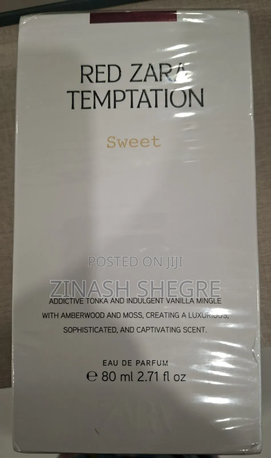 Red Zara Temptation Perfume[80ml]