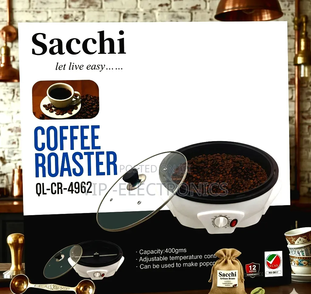 Sacchi Coffee Roaster – Model Ql-Cr-4962 Sacchi የቡና መቂያ