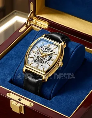 Chenxi 8815b Skeleton Dial Mechanical Elegance Watch Featuring a Gold