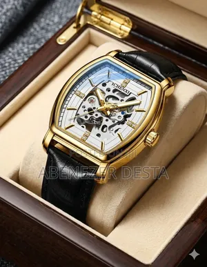 Chenxi 8815b Skeleton Dial Mechanical Elegance Watch Featuring a Gold