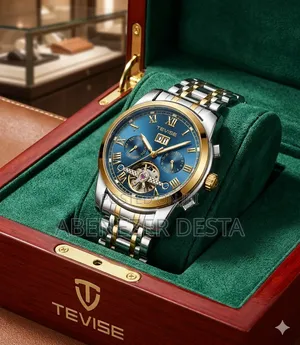 Tevise Stainless Steel Automatic Mechanical Wristwatch,