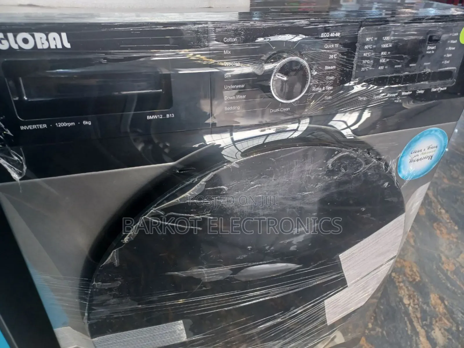Global Front Automatic Sistem Digital Washing Mashine 12kg Quality
