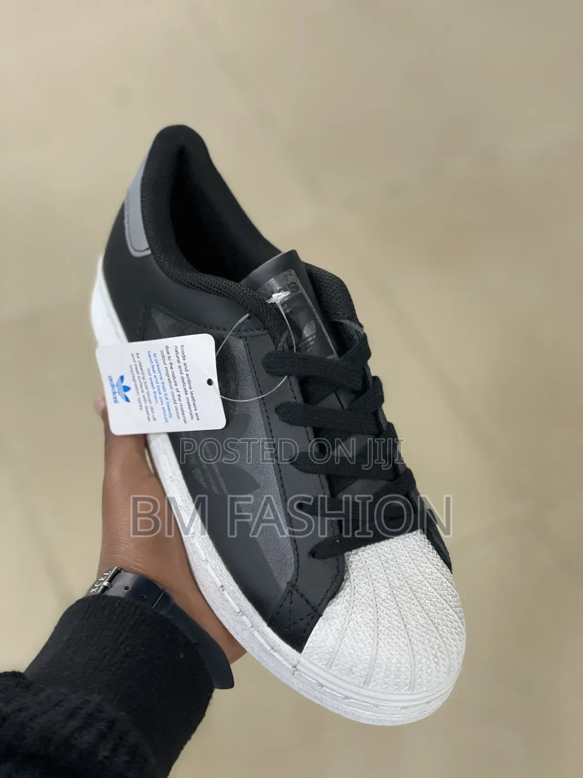 Adidas Superstar "Large Trefoil" Black White
