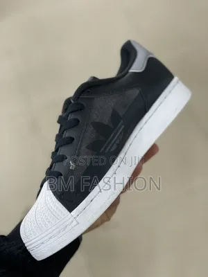 Adidas Superstar "Large Trefoil" Black White