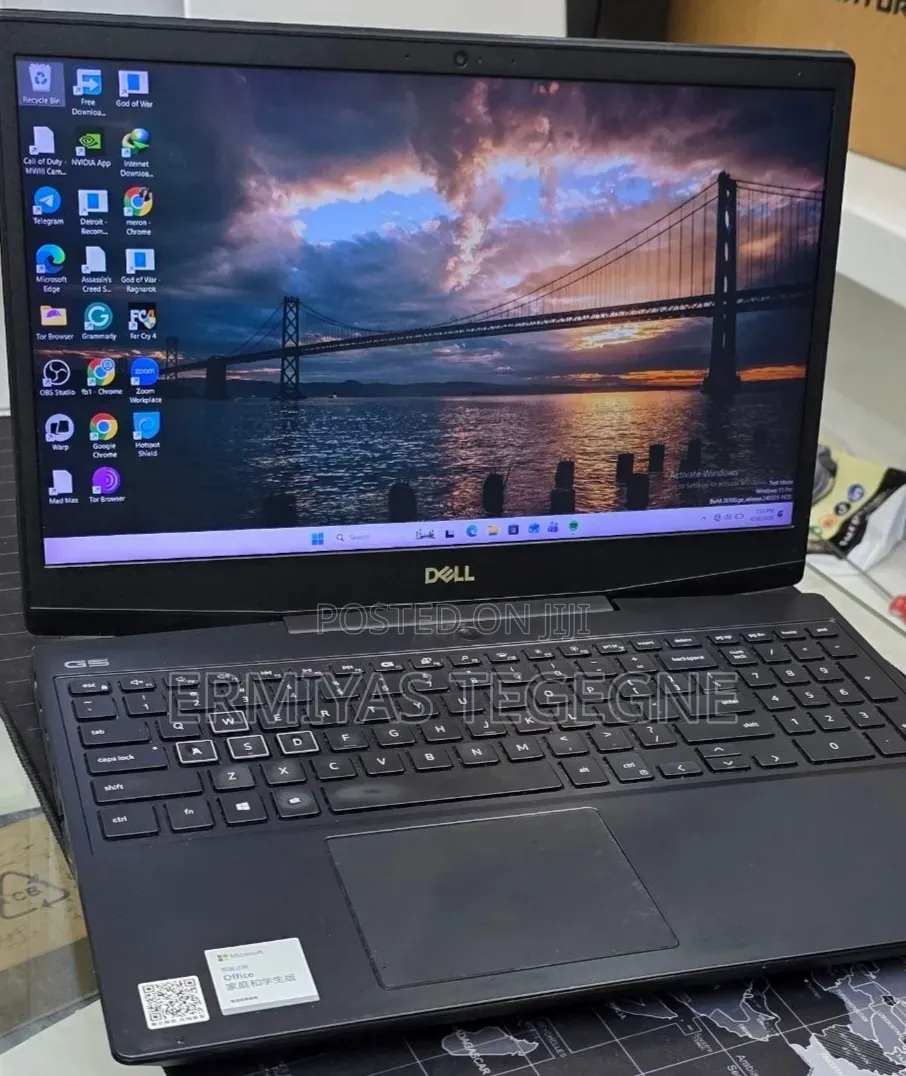 New Laptop Dell Allenware M15 R5 16GB Intel Core i7 SSD 512GB