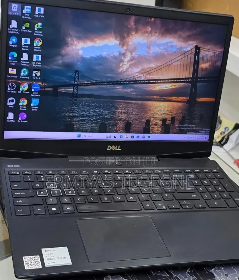 New Laptop Dell Allenware M15 R5 16GB Intel Core i7 SSD 512GB