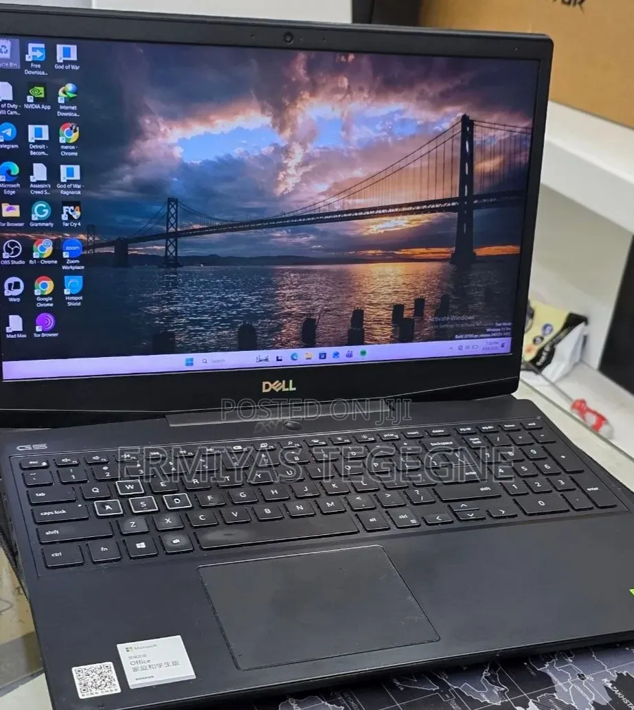 New Laptop Dell Allenware M15 R5 16GB Intel Core i7 SSD 512GB