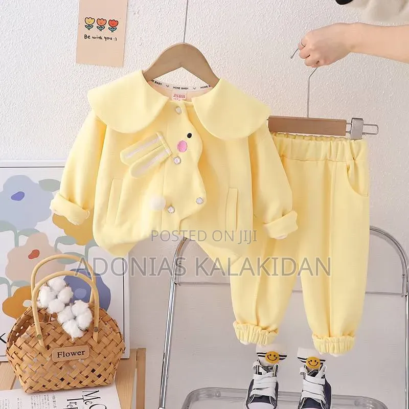 Mk- 0548 Girls Cartoon Rabbit 2 Piece Set