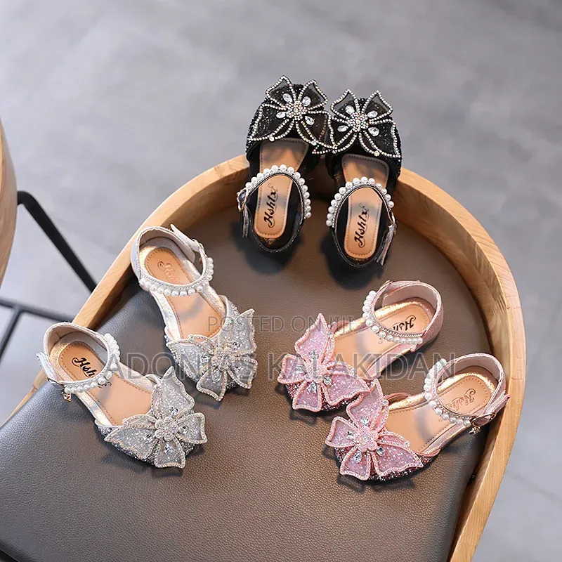 Girls Pearl Decor Princess Sandals