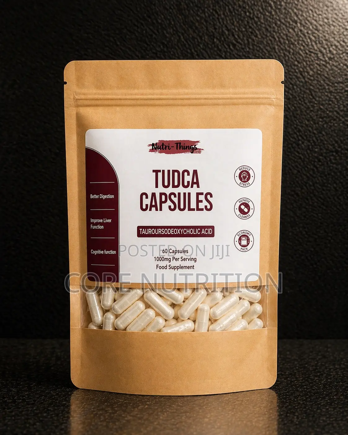 Tudca 1000mg , 60 Capsules