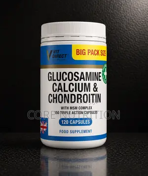 Glucosamine With Calcium and Chondroitin , 120 Capsules