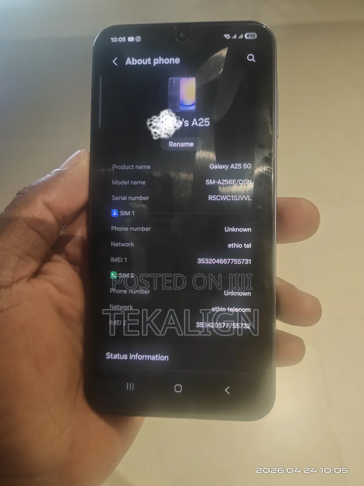 Samsung Galaxy A25 256 GB Black