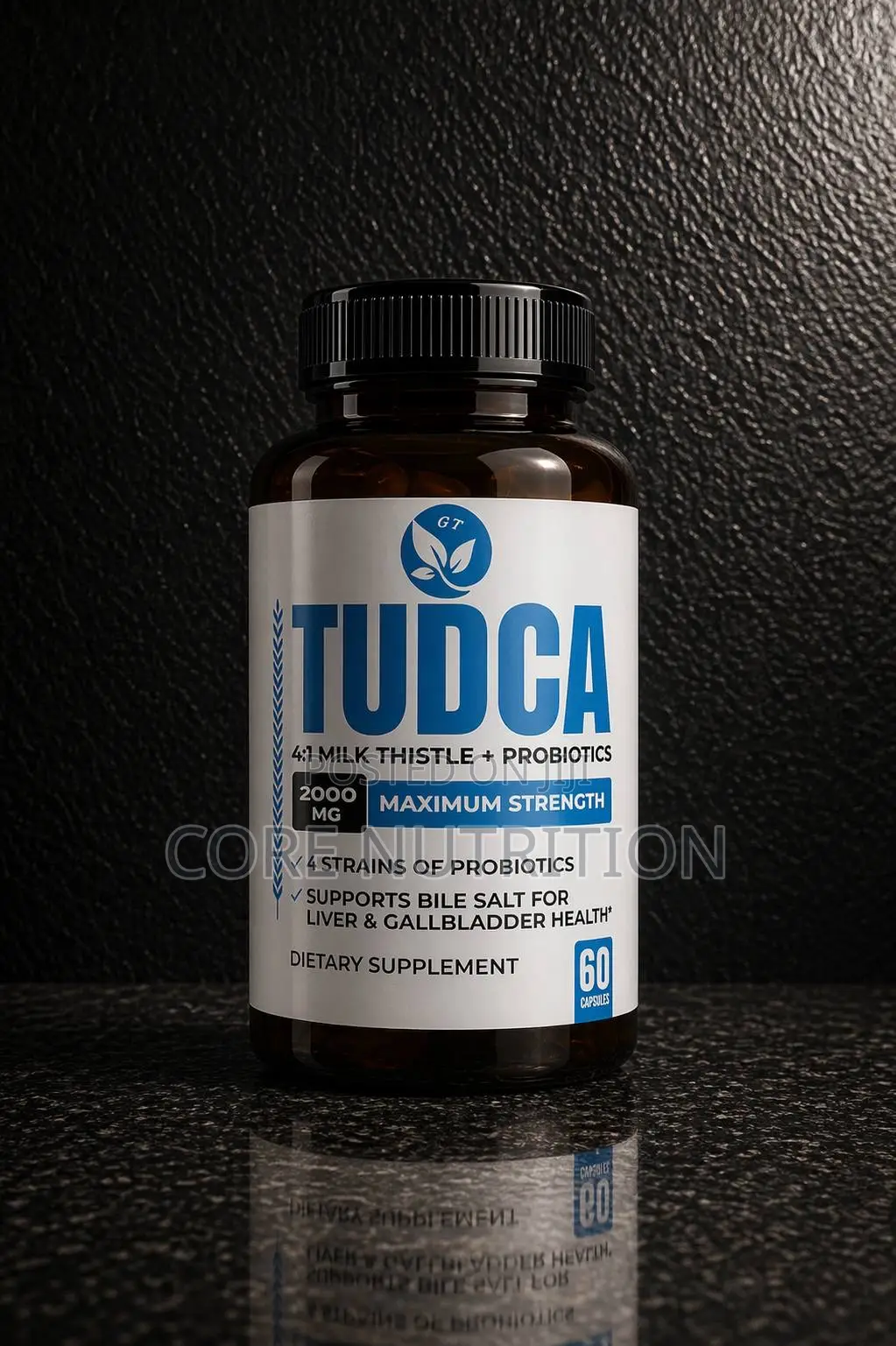 Tudca With Milk Thistle and Probiotics 2000mg , 60 Capsules